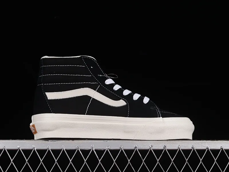 All categories Vans Vans series Vans Hi Vans high-top Vans SK8-Hi VR3 Vans official classic black and white simple casual canvas shoes VN0005UN1KP